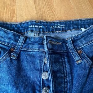 Old Navy Classic Blue Button-Fly Jeans